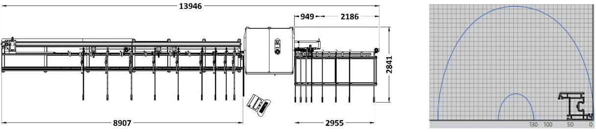 PVC Profil leme ve Kesim Merkezi SIRIUS D550 SIRIUS D550